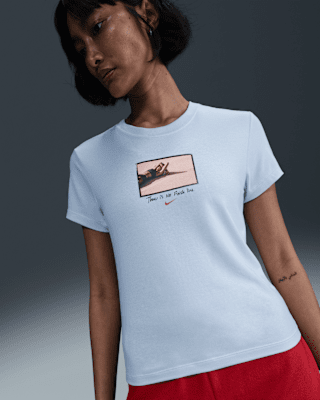 ★ Nike★ Sportswear Chill Knit Slim Crop T-shirt W Armor N Nike Sportswear Chill Knit Women's Slim Cropped T-Shirt